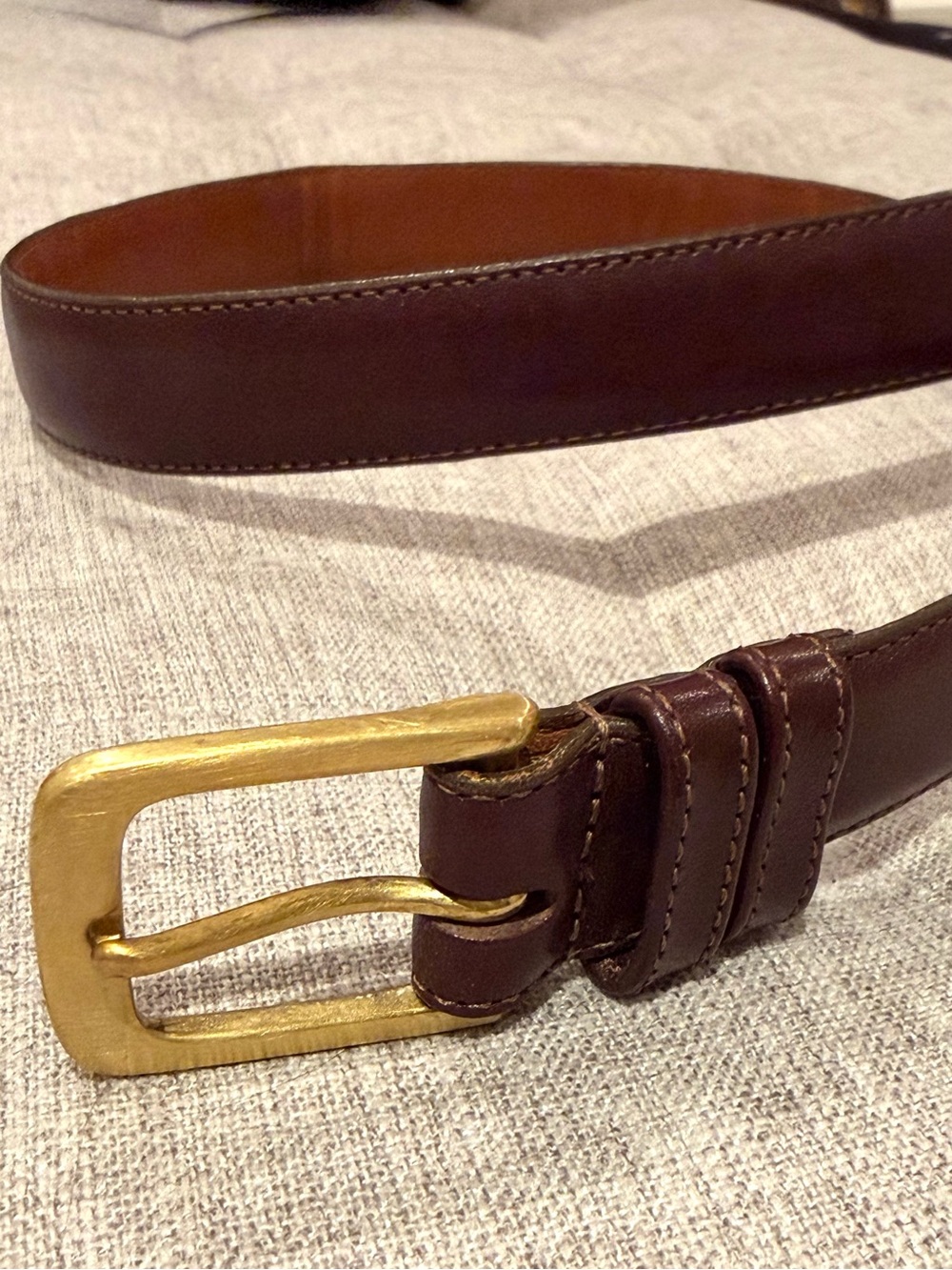 Vintage Coach Burgundy Leather Belt – Model 5700 – Size 30/75 🍷 - Picture 2 of 5